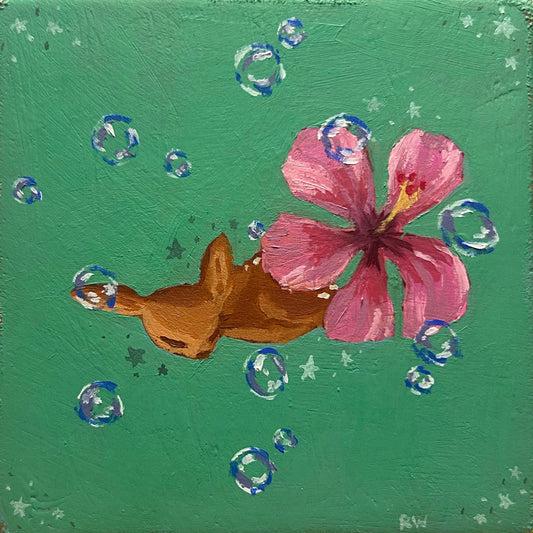 "Island Deer" Art Print