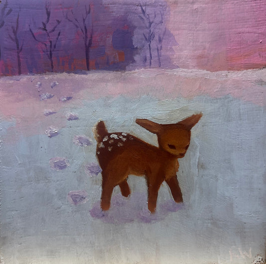 "Its a Cold Winter" Art Print